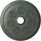 Ekena Millwork Spiral Ceiling Medallion (Fits Canopies up to 4"), 25 1/4"OD x 4"ID x 2"P, Cloud Burst Crackle CM25SPCBC - alternate 1